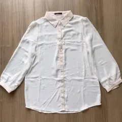 c.d.s basic ホワイトシャツ 袖7分のサムネイル