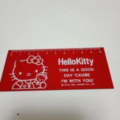 Hello Kitty 赤い定規 ,1991年製