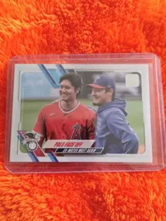 topps pals face off 2021大谷翔平　有原航平のサムネイル