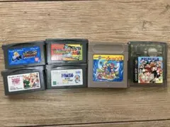 ゲームボーイアドバンスソフト４本　ゲームボーイカラーソフト２本