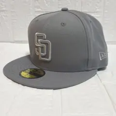 ニューエラ　59FIFTY グレー　サンディエゴ・パドレス