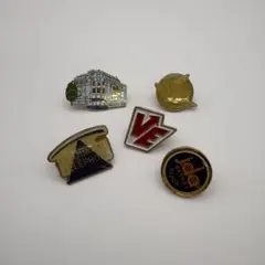 ヴィンテージ　アメカジ　メタルピンバッジ　5個セット