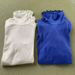 カットソー 長袖 レディース リブ