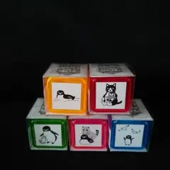 さかざきちはる Suicaのペンギン 浸透印 (スタンプ) 5個セット