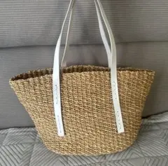 viva la vida かごバッグ 編み込み ブラウン