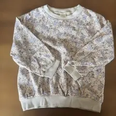 テータテート　花柄トレーナー　100cm