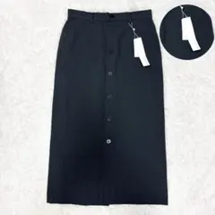 【ギャルリーヴィー】新品タグ付き☆コットンシルクシアサッカー Iラインスカートのサムネイル