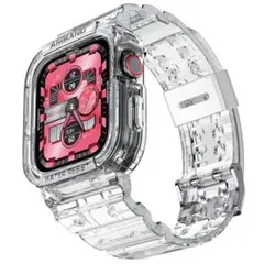 AMBLAND 透明シリコンバンド Apple Watch用