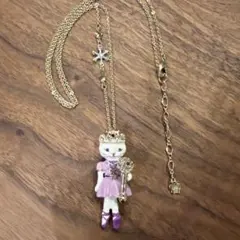 ANNA SUI 四つ葉のクローバー ロングネックレス
