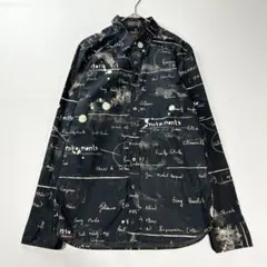 Paul Smith COLLECTION 英字アート柄 長袖シャツ L 黒のサムネイル