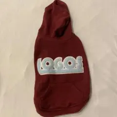 LOGOS 犬用 ドッグウェア パーカー ボルドー Lサイズのサムネイル