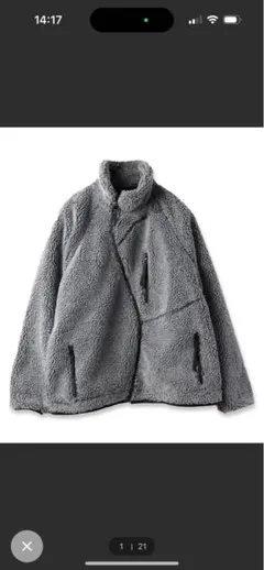 jieda フリースジャケット