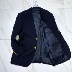 希少⭐︎SAVOIA カシミヤ 紺ブレ ツイルテーラードジャケット XL位