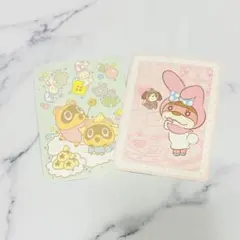 どうぶつの森 サンリオ amiiboカードステッカー
