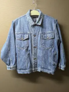 Old GAP デニムジャケット90’s 花柄刺繍