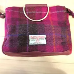 Harris Tweed チェック柄ショルダーバッグ　値下げ