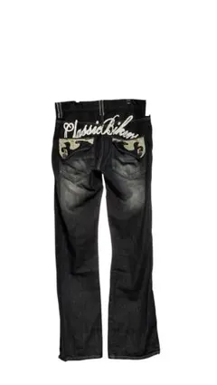 y2k バックプリント swag デニム