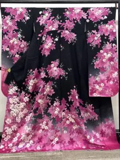 振袖 銀通し 銀彩 紋意匠 コスモス 身丈172cm MO3785 - メルカリ