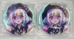 魔法少女ノ魔女裁判 まのさば グリッター缶バッジ 城ヶ崎ノア 2個