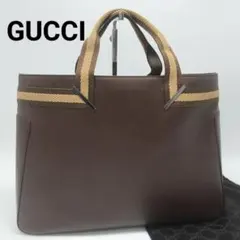 極美品✨️グッチ　トートバッグ　レザー