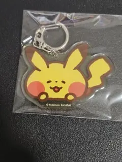 ポケモンご当地 滋賀限定 信楽たぬき メタルキーホルダー ピカチュウ