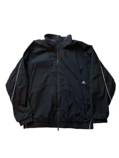 adidas ブラックジャケット 3ストライプ