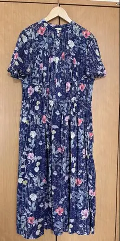 Crespi LIBERTY ワンピース 花柄 ギャザー ウエストリボン 日本製