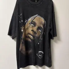 トラヴィス・スコット ビッグシルエットTシャツ ブラック