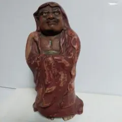 ♦銅器 達磨大師像 銅製 ？高岡銅器 開運 縁起物 置物 飾りレア物 骨董品 ♢銅器 達磨大師像 銅製 ？高岡銅器 開運 縁起物 置物 飾りレア