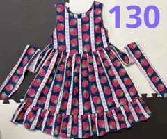 Shirley Temple❤︎イチゴ柄❤︎ワンピース 130のサムネイル