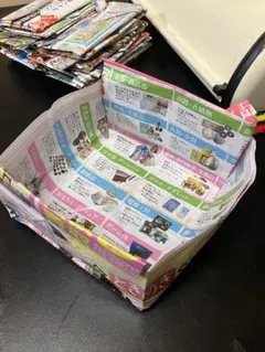 在庫わずか＊おばあちゃんの手作り卓上紙ボックス20個入 再販未定 ECOアイテム