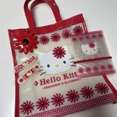 ハローキティ フラワーデザイン トートバッグ