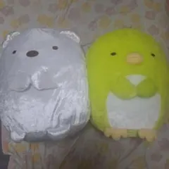 すみっコぐらしぬいぐるみ（しろくま、ぺんぎん）