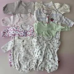 女の子 ロンパース カバーオール　8点まとめ売り