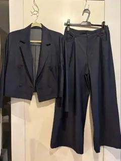 UNITED ARROWS 3点セット スーツセットアップ ノーカラー リネン