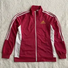 新品‼️adidas ジップアップ ジャケット ジャージ 上 OT(LL) ピンク