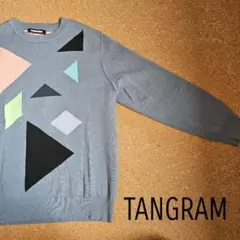 TANGRAM ダブルニットセーター ブラック - メルカリ
