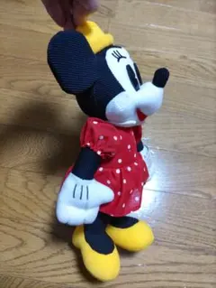 【新品未使用】ヴィンテージ ミッキーマウス ぬいぐるみ付き トートバッグ 赤 新品未使用】ヴィンテージ ミッキーマウス ぬいぐるみ付き トート