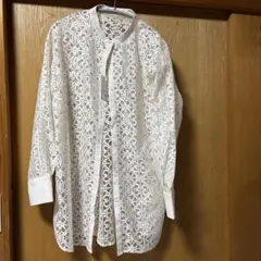 レースシャツ　L