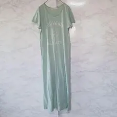 Samantha Mos Mos 薄荷綠 短袖 長洋裝 寬鬆T恤 綠色 自然