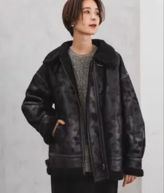 LEPSIM レプシィム B3フライトジャケット ボアブルゾン