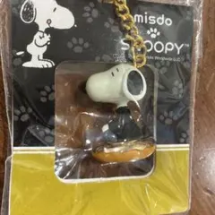 スヌーピー ドーナツ付きキーホルダー　ミスド