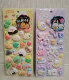 光る　もっちもちシール　2点セット