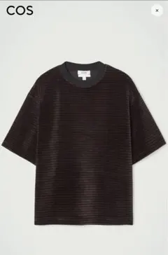 COS OVERSIZED STRIPED VELVET T-SHIRTのサムネイル