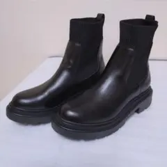 ショートブーツXLブラック
