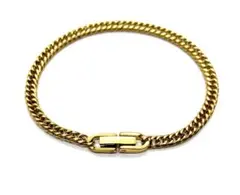 ダブル喜平チェーン サージカルステンレス ブレスレット ゴールド