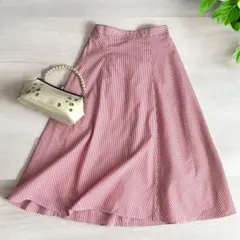 7-IDconcept. セブンアイディコンセプト　赤×白ストライプ柄 38のサムネイル