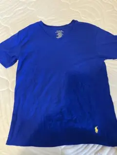 Polo Ralph Lauren 青 Vネック Tシャツ
