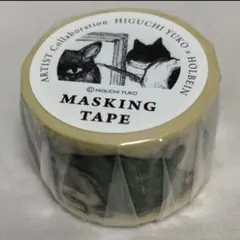 ヒグチユウコ ホルベイン コラボ マスキングテープ【おえかきねこ】新品未開封のサムネイル