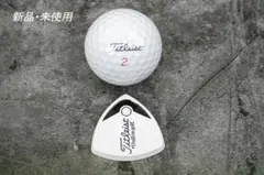 新品/Titleist メタルボールマーカー トライアングルタイプ ホワイトのサムネイル
